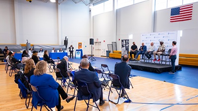 Photo of people at a presentation